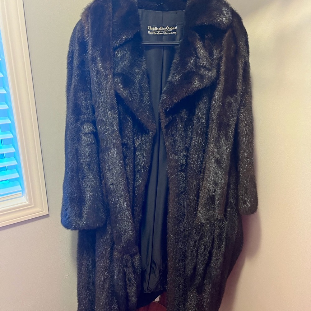 Vintage Christian Dior Mink Coat